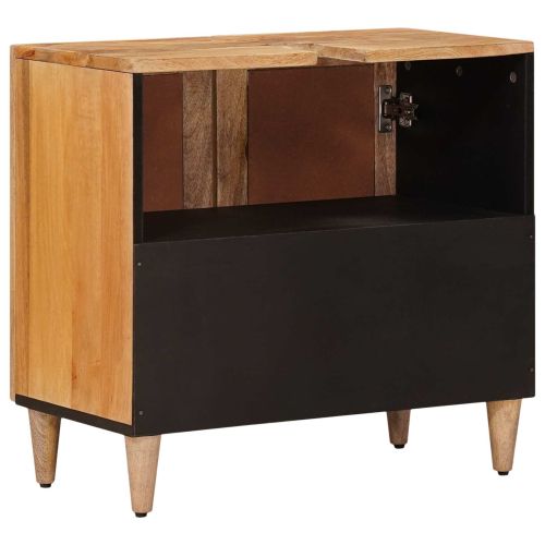 Шкаф за мивка в баня със съхранение Естествен 62 x 33 x 58 см