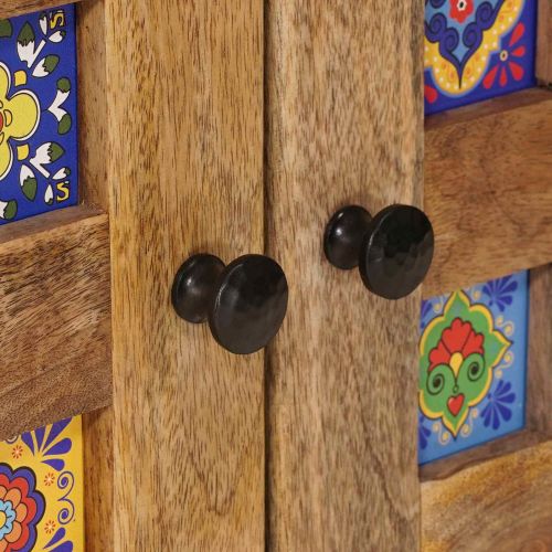 Шкаф за мивка в баня със съхранение Естествен 62 x 33 x 58 см