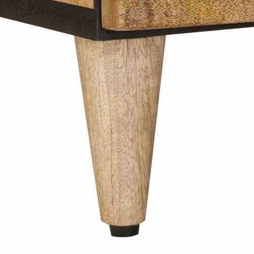 Служебен шкаф Естествен 40 x 33,5 x 75 см Солидно мангово дърво