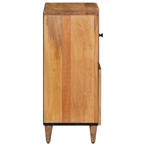 Служебен шкаф Естествен 80 x 33,5 x 75 см Солидно мангово дърво