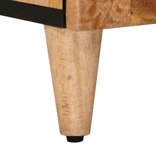 Служебен шкаф Естествен 90 x 33,5 x 75 см Солидно мангово дърво