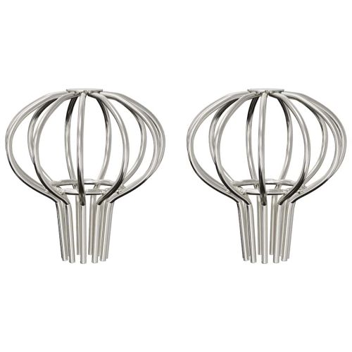 Защита за листа на улука 2 pcs Сребрист 50 mm