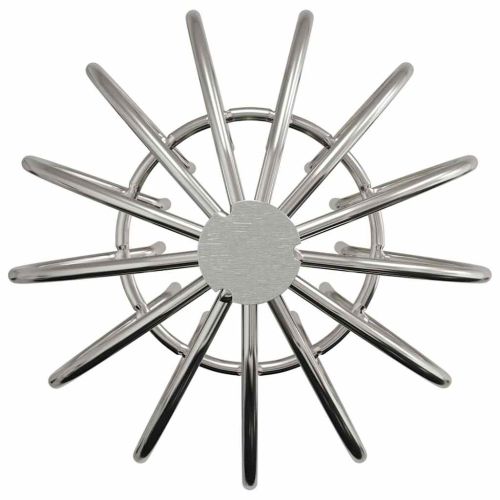 Защита за листа на улука 2 pcs Сребрист 75 мм