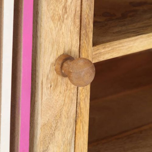 ТВ шкаф, 120x30x40 см, мангово дърво масив