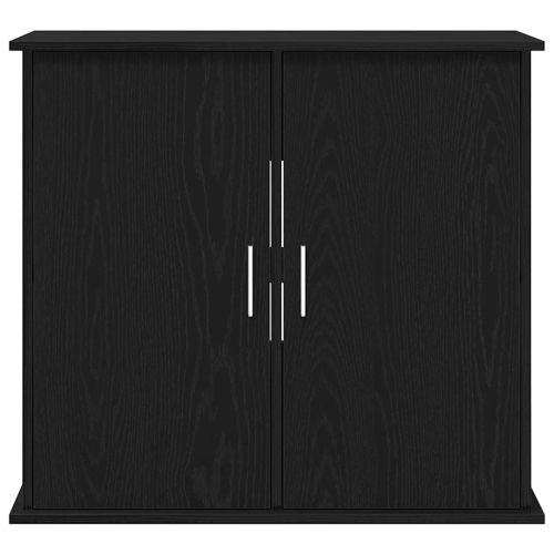 Стойка за аквариум, черен дъб, 81x36x73 см, инженерно дърво