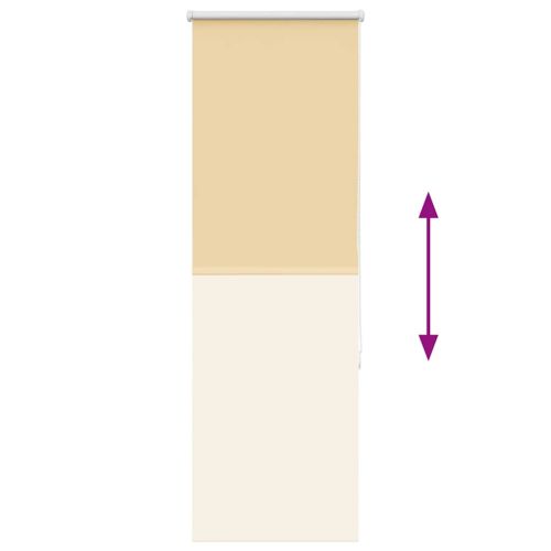 Ролкова щора Blackout Бежова 45x150 cm Ширина на плата 40,7 cm
