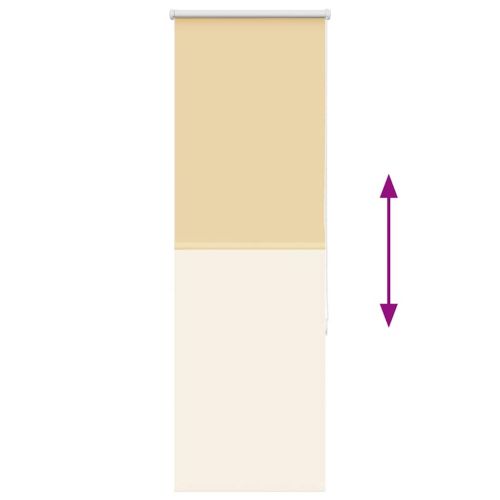 Ролкова щора Blackout Бежова 55x150 cm Ширина на плата 50,7 cm