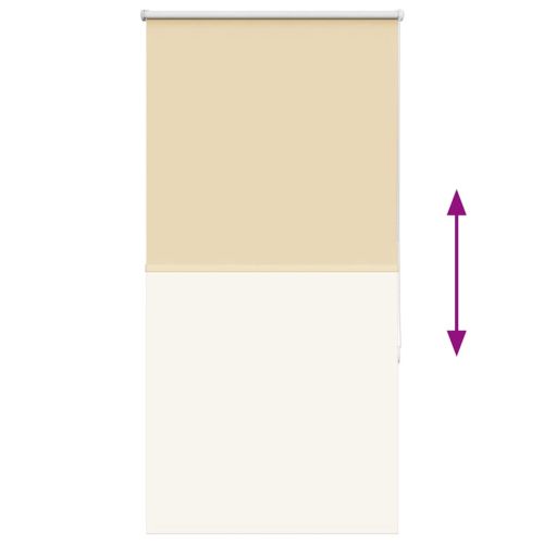 Ролкова щора Blackout Бежова 70x150 cm Ширина на плата 65,7 cm