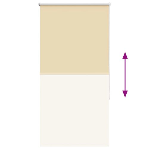 Ролкова щора Blackout Бежова 70x175 cm Ширина на плата 65,7 cm