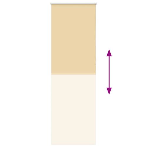 Ролкова щора Blackout Бежова 80x210 cm Ширина на плата 75,7 cm