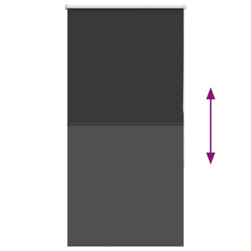 Ролетна щора Blackout Black 75x150 cm Ширина на плата 70,7 cm