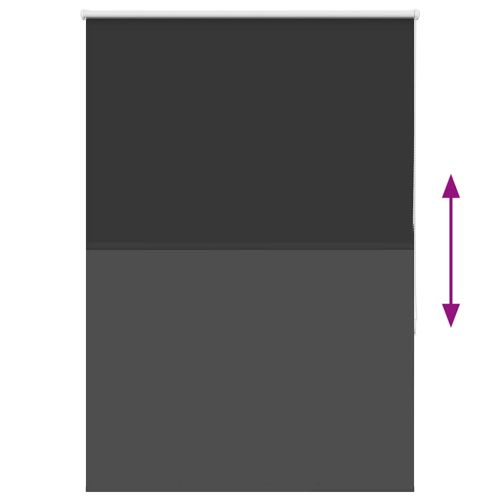 Ролетна щора Blackout черна 90x150 см ширина на тъканта 85,7 см