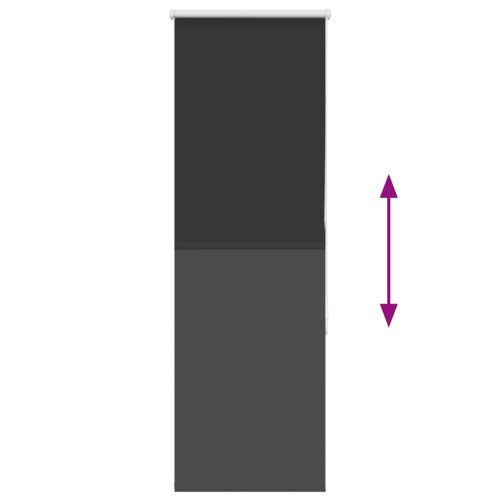 Ролетна щора Blackout Black 40x175 cm Ширина на плата 35,7 cm