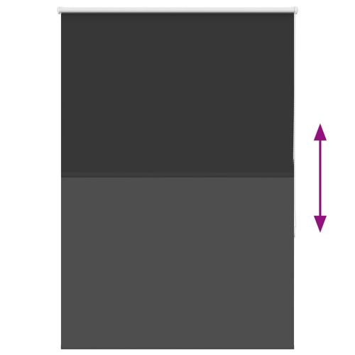 Ролетна щора Blackout черна 100x175 см ширина на тъканта 95,7см