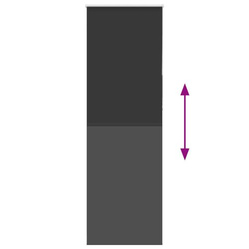 Ролетна щора Blackout Black 65x210 cm Ширина на плата 60,7 cm