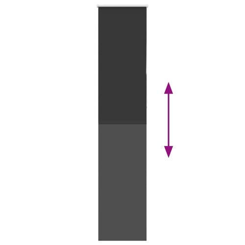 Ролетна щора Blackout Black 55x230 cm Ширина на плата 50,7 cm