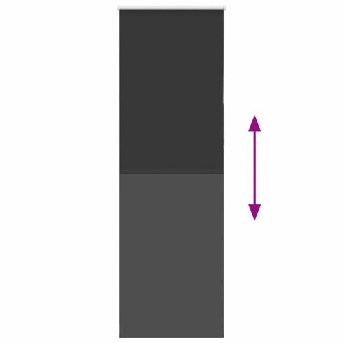 Ролетна щора Blackout Black 75x230 cm Ширина на плата 70,7 cm