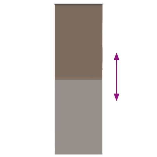 Ролкова щора Blackout Кафе 85x210 см Ширина на плата 80,7 см