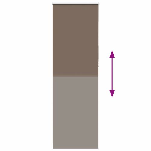 Ролкова щора Blackout Кафе 80x230 см Ширина на плата 75,7 см