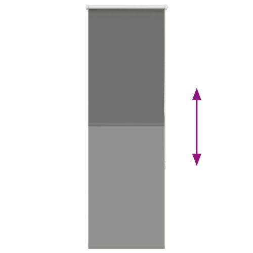 Ролкова щора Blackout Сив 40x130 cm Ширина на плата 35,7 cm