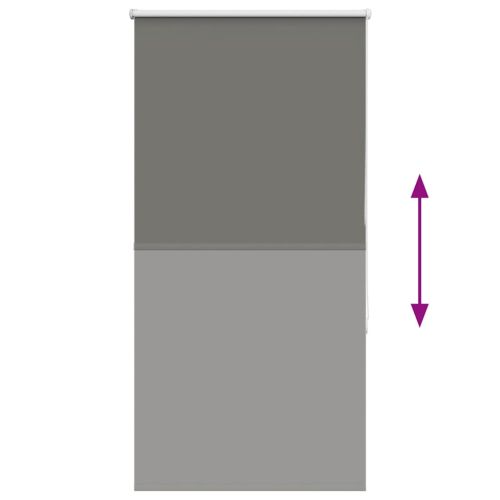 Ролкова щора Blackout Сив 65x130 cm Ширина на плата 60,7 cm
