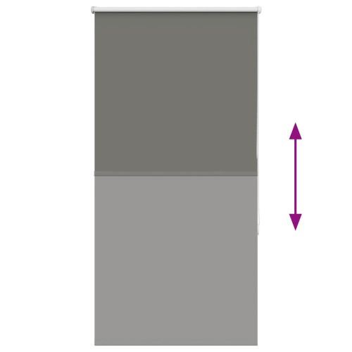 Ролетна щора Blackout Сив 65x150 cm Ширина на плата 60,7 cm