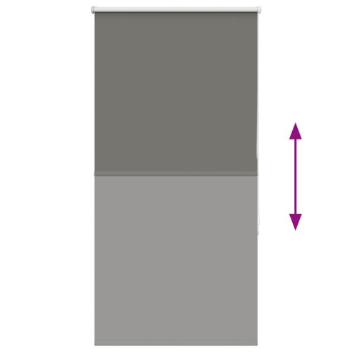 Ролкова щора Blackout Сив 65x175 cm Ширина на плата 60,7 cm