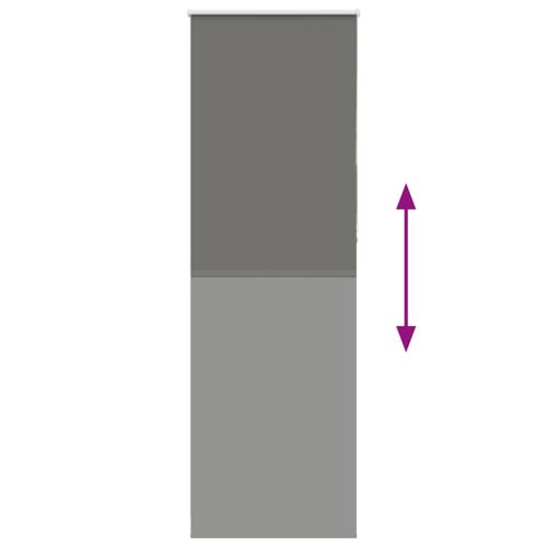 Ролкова щора Blackout Сив 65x230 cm Ширина на плата 60,7 cm