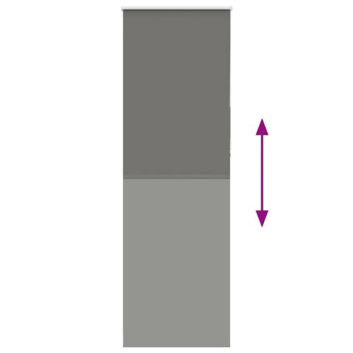 Ролетна щора Blackout Сив 70x230 см ширина на тъканта 65,7 см