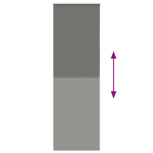 Ролетна щора Blackout Сив 75x230 cm Ширина на плата 70,7 cm