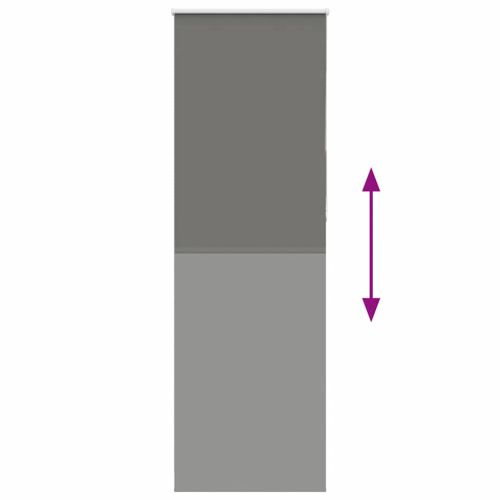 Ролкова щора Blackout Сив 85x230 cm Ширина на плата 80,7 cm