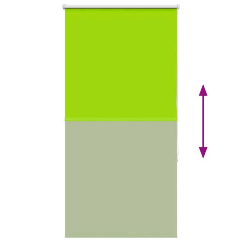 Ролетна щора Blackout Зелени листа 70x150 см ширина на тъканта