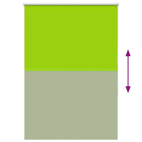 Ролетна щора Blackout Зелени листа 90x150 см ширина на тъканта