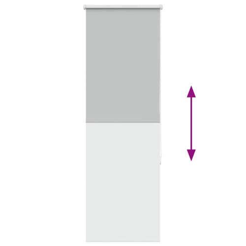 Ролетна щора Blackout Светло сиво 45x130 cm Ширина на плата