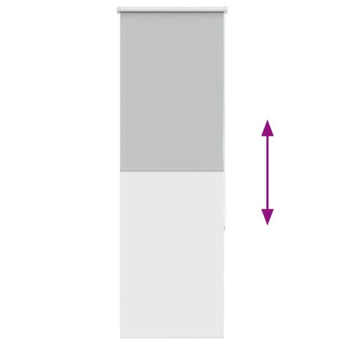 Ролкова щора Blackout Светло сиво 60x130 cm Ширина на плата