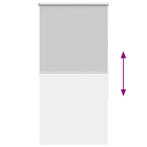 Ролкова щора Blackout Светло сиво 85x150 cm Ширина на плата