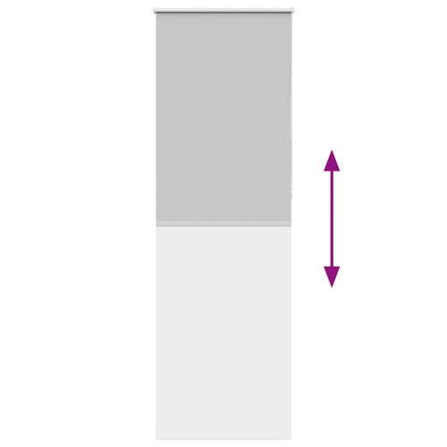 Ролкова щора Blackout Светло сиво 65x210 cm Ширина на плата