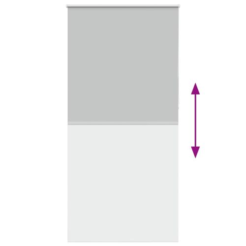 Ролкова щора Blackout Светло сиво 95x210 cm Ширина на плата