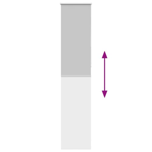 Ролкова щора Blackout Светло сиво 55x230 cm Ширина на плата