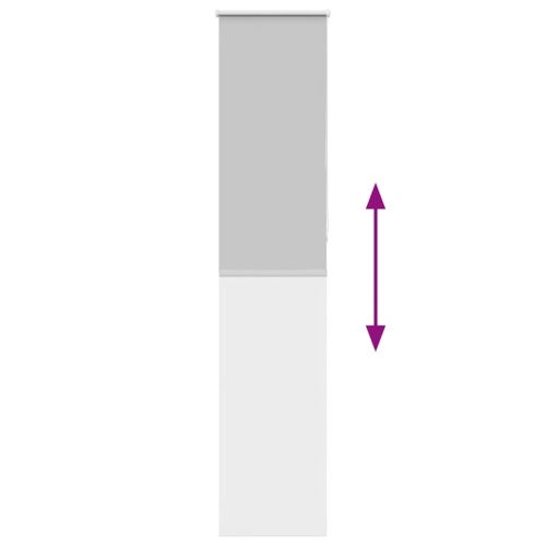 Ролкова щора Blackout Светло сиво 60x230 cm Ширина на плата