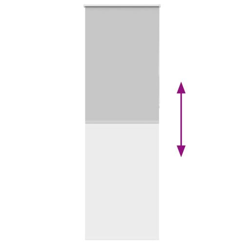 Ролкова щора Blackout Светло сиво 65x230 cm Ширина на плата