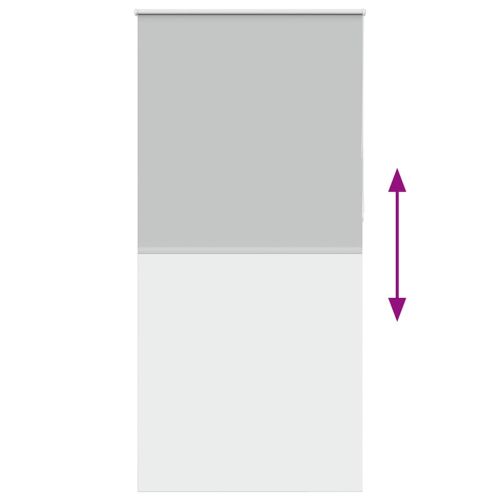 Ролкова щора Blackout Светло сиво 95x230 cm Ширина на плата