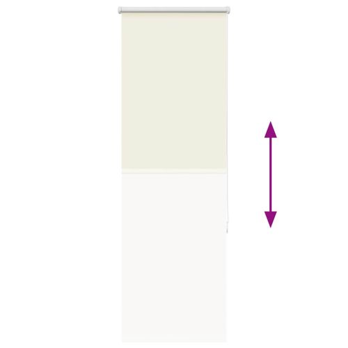 Ролкова щора белезникав 40x130 см Ширина на плата 35,7 см