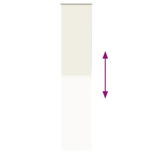 Ролкова щора белезникав 40x210 см Ширина на плата 35,7 см