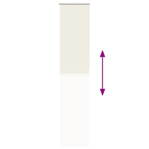 Ролкова щора белезникав 60x210 см Ширина на плата 55,7 см