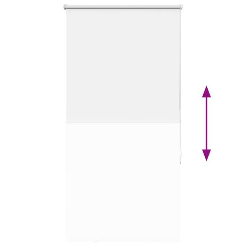 Ролкова щора Blackout бял 85x150 см Ширина на плата 80,7 см