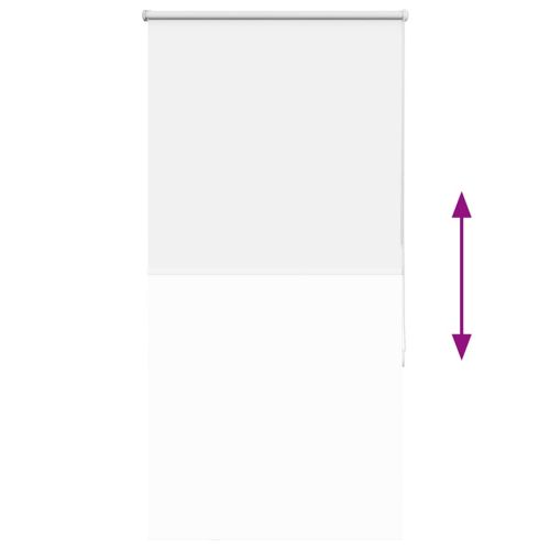 Ролетна щора Blackout бял 75x175 см Ширина на плата 70,7 см