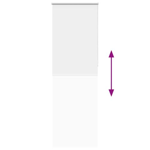 Ролкова щора Blackout бял 65x210 см Ширина на плата 60,7 см