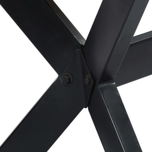 Трапезна маса, 120x60x75 см, акациево дърво масив