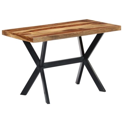 Трапезна маса, 120x60x75 см, акациево дърво масив